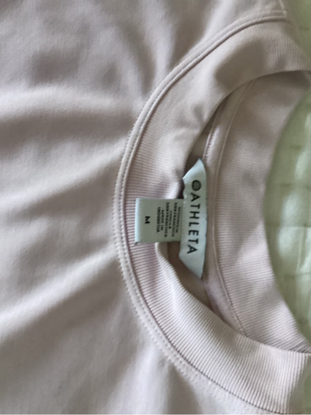 Athleta Blush Pink Crew Sweatshirt